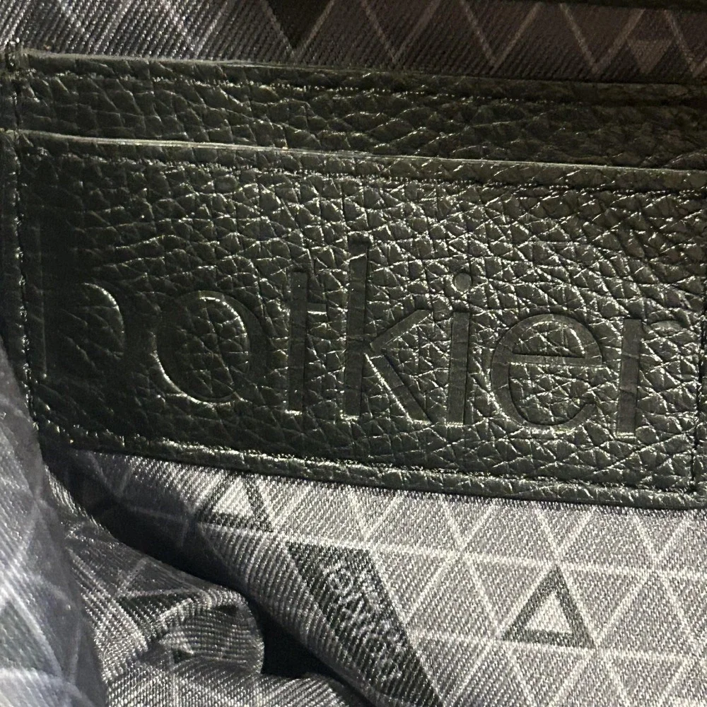 Botkier Hobo Bag Womens Large Black Pebbled Leather Shoulder Purse Dust Bag